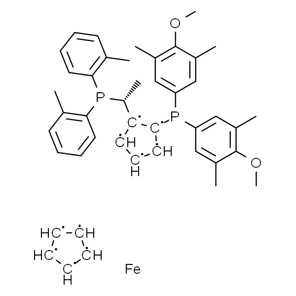 (R)-1-((Sp)-2-[双(4-甲氧基-3,5-二甲苯基)膦]二茂铁基)-乙基双(2-甲苯基)膦