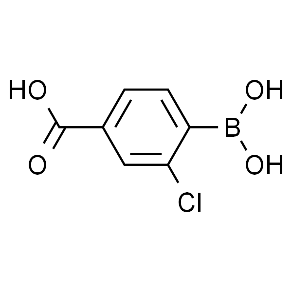 4-羧基-2-氯苯硼酸 (含不同量的酸酐)