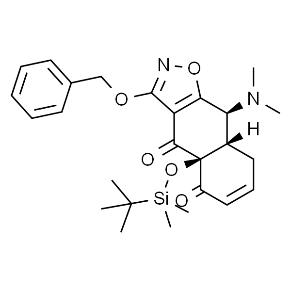 (4AS,8aS,9S)-3-(苄氧基)-4a-((叔丁基二甲基甲硅烷基)氧基)-9-(二甲基氨基)-8a,9-二氢萘并[2,3-d]异恶唑-4,54aH,8H)-二酮