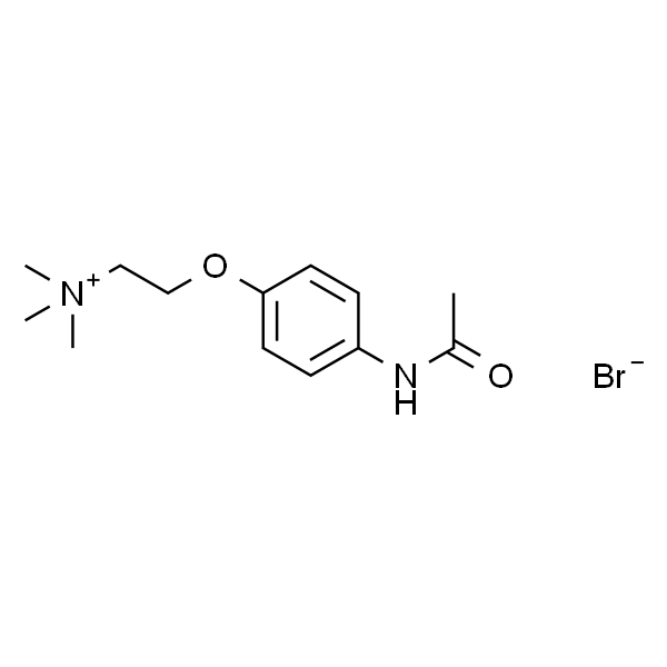 2-(4-乙酰氨基苯基)-N,N,N-三甲基乙基溴化铵