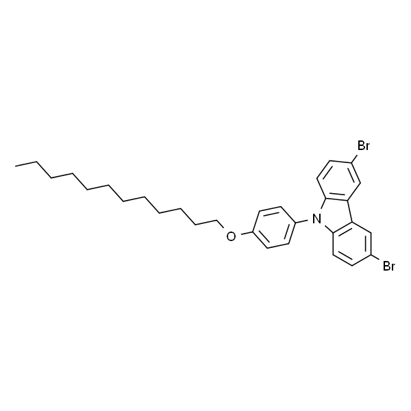 3,6-二溴-9-(4-十二烷氧基苯基)-9H-咔唑