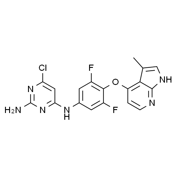 6-氯-N4-[3,5-二氟-4-[(3-甲基-1H-吡咯并[2,3-B]吡啶-4-基)氧]苯基]-2,4-嘧啶二胺