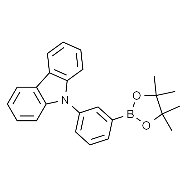 9-(3-(4,4,5,5-四甲基-1,3,2-二氧杂硼杂环戊烷-2-基)苯基)-9H-咔唑