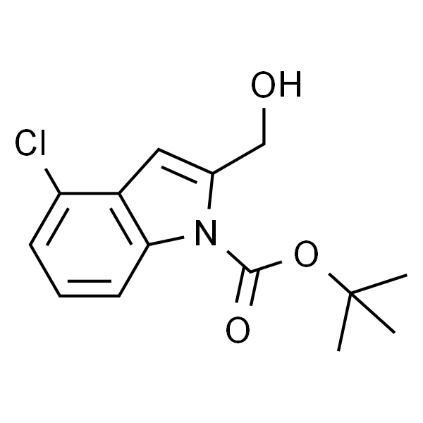 4-氯-2-(羟甲基)-1H-吲哚-1-甲酸叔丁酯