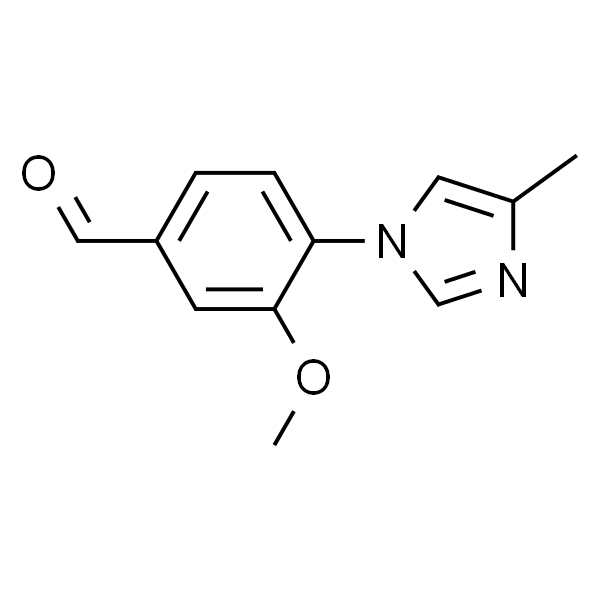 3-甲氧基-4-(4-甲基-1H-咪唑-1-基)苯甲醛