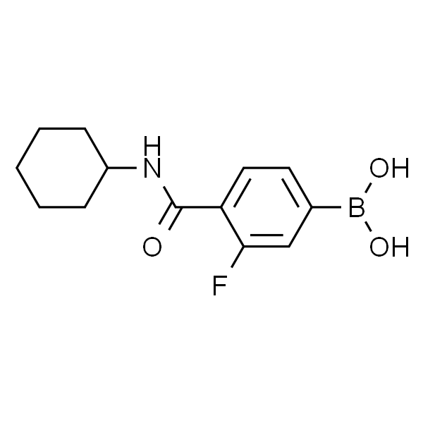 4-环己基氨甲酰基-3-氟苯硼酸