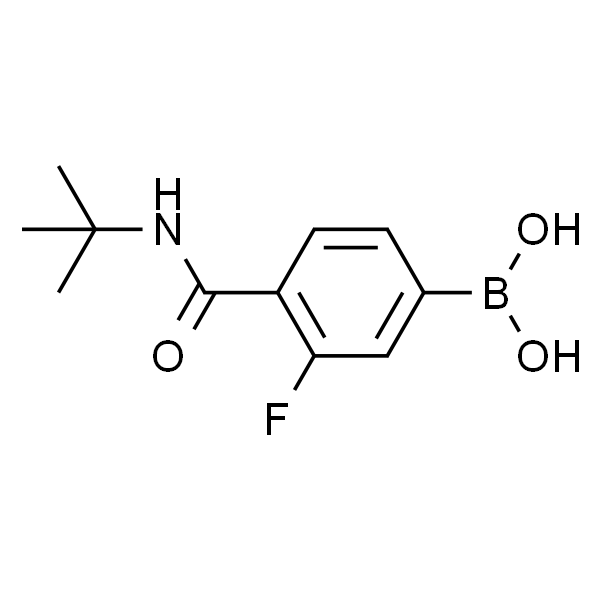 4-叔丁基氨甲酰基-3-氟苯硼酸