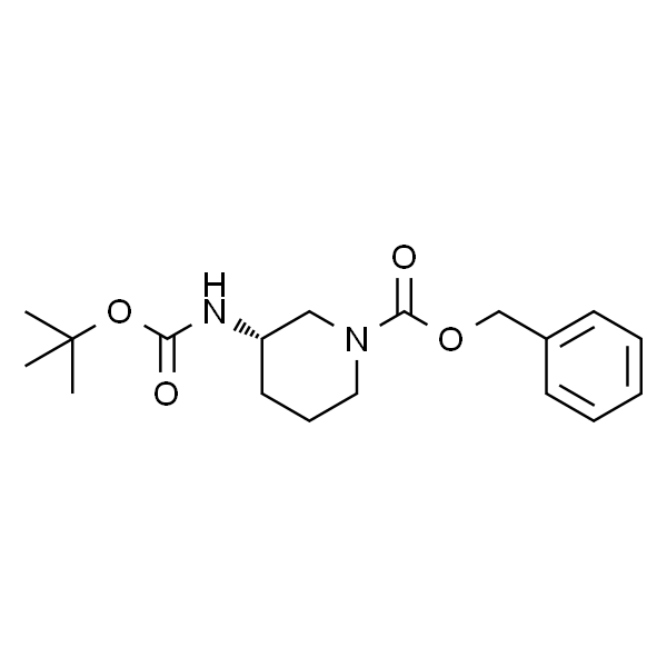 (S)-1-Cbz-3-N-Boc-氨基哌啶