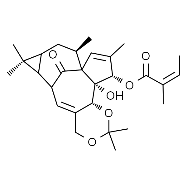 巨大戟醇-5,20-缩丙酮-3-当归酸酯