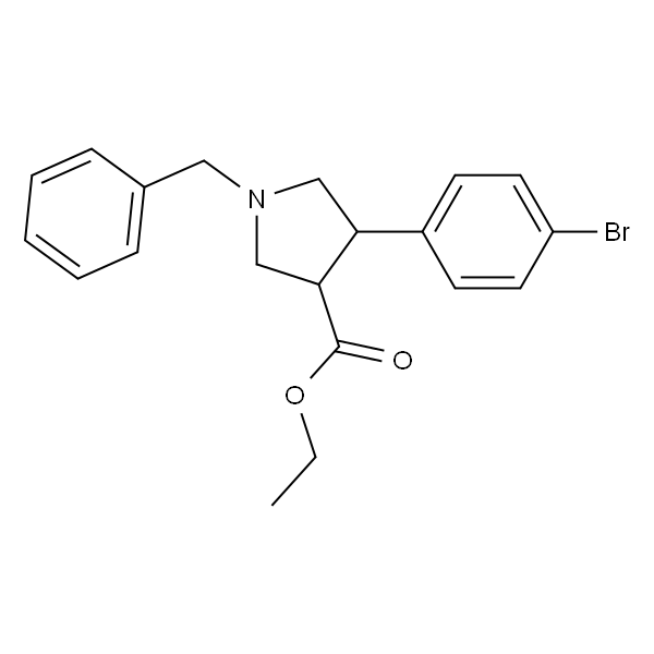 反式-1-苄基-4-（4-溴苯基）吡咯烷-3-羧酸乙酯