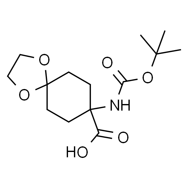 8-(Boc-氨基)-1,4-二氧杂螺[4.5]癸烷-8-甲酸