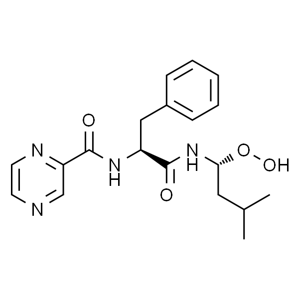 N-[(1S)-2-[[(1R)-1-氢过氧基-3-甲基丁基]氨基]-2-氧代-1-(苯基甲基)乙基]-2-吡嗪甲酰胺
