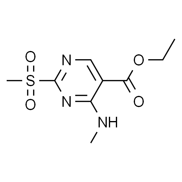 ethyl 4-(methylamino)-2-(methylsulfinyl)pyrimidine-5-carboxylate