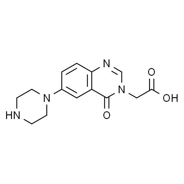 2-(4-氧代-6-(哌嗪-1-基)喹唑啉-3(4H)-基)乙酸