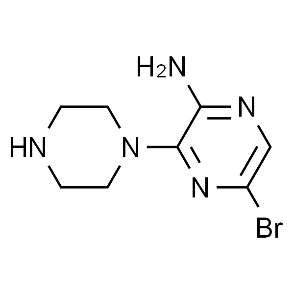 2-氨基-5-溴-3-哌嗪基吡嗪