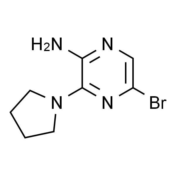 2-氨基-5-溴-3-吡咯烷基吡嗪