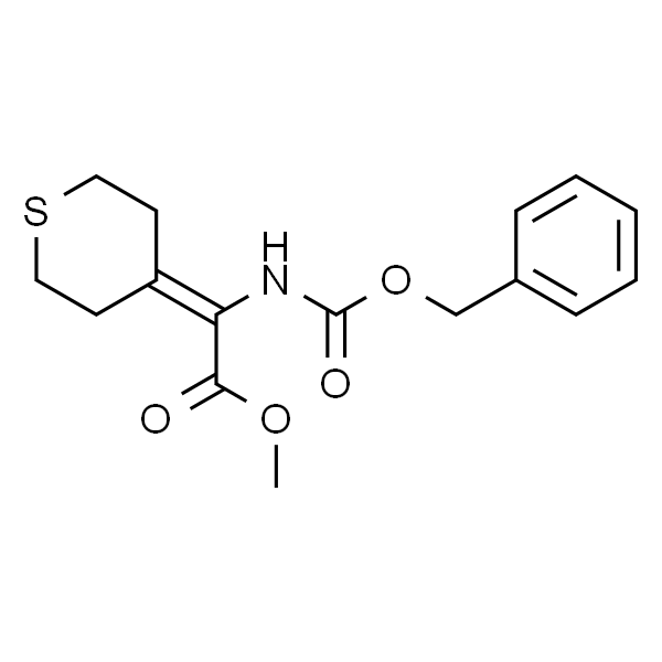 2-(Cbz-氨基)-2-(四氢噻喃-4-亚基)乙酸甲酯