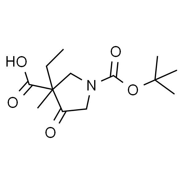 1-tert-butyl 3-ethyl 3-methyl-4-oxopyrrolidine-1,3-dicarboxylate