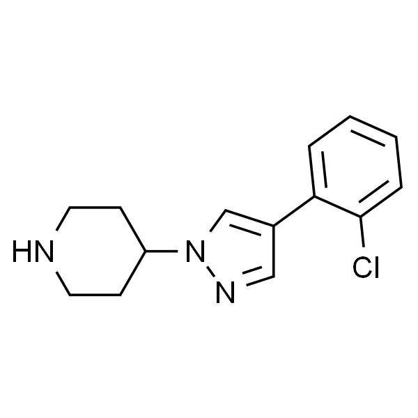 4-(4-(2-Chlorophenyl)-1H-pyrazol-1-yl)piperidine