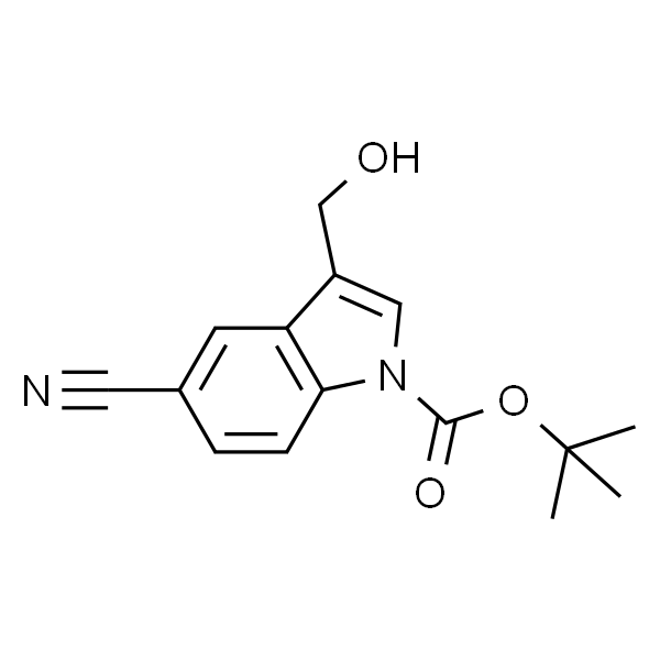 tert-Butyl5-cyano-3-(hydroxymethyl)-1H-indole-1-carboxylate