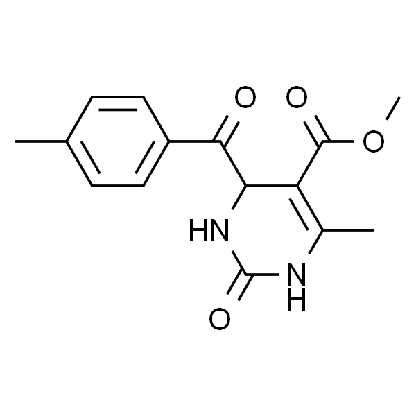 6-甲基-4-(4-甲基苯甲酰基)-2-氧代-1，2，3，4-四氢嘧啶-5-羧酸甲酯