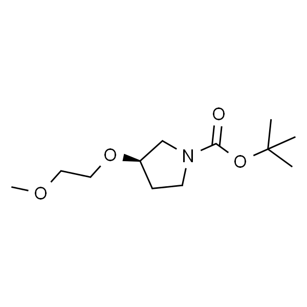 1-Boc-(R)-3-(2-甲氧基乙氧基)吡咯烷