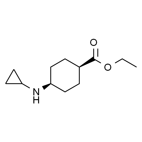 Cyclohexanecarboxylic acid, 4-(cyclopropylamino)-, ethyl ester, cis-