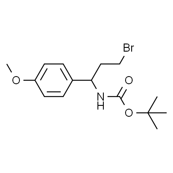 1-(Boc-氨基)-1-(4-甲氧基苯基)-3-溴丙烷