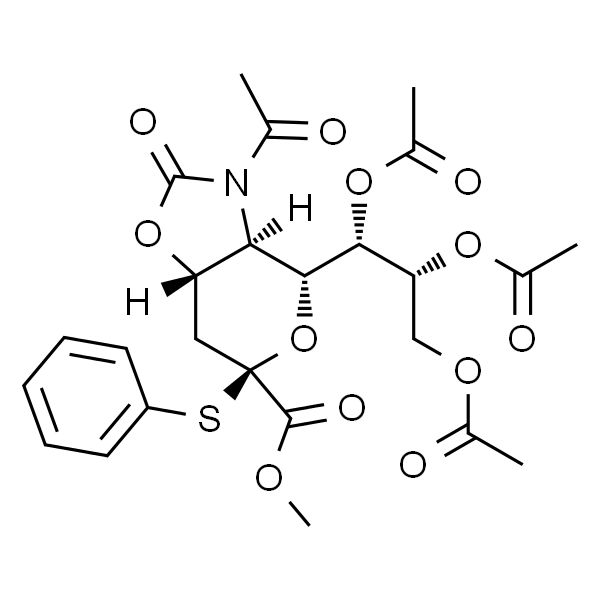 5-乙酰氨基-7,8,9-三-O-乙酰基-5-N,4-O-羰基-3,5-二脱氧-2-S-苯基-2-硫代-β-D-甘油-D-半乳-2-吡喃神经氨酸甲酯