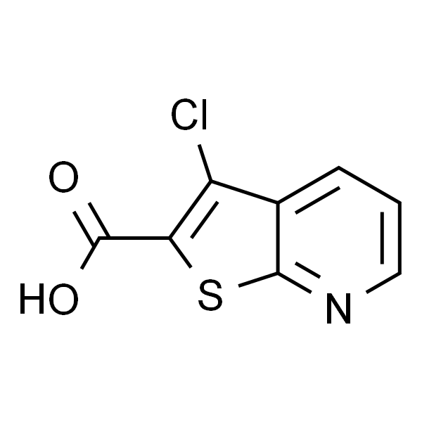 3-氯噻吩并[2，3-b]吡啶-2-羧酸