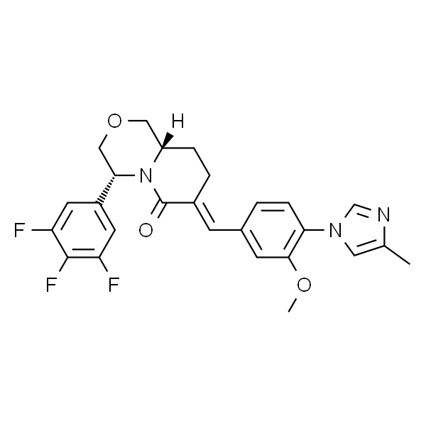 (E)-(4R,9AS)-7-[3-甲氧基-4-(4-甲基-1H-咪唑-1-基)苯亚甲基]-4-(3,4,5-三氟苯基六氢吡啶并[2,1-C][1,4]嗪-6-酮