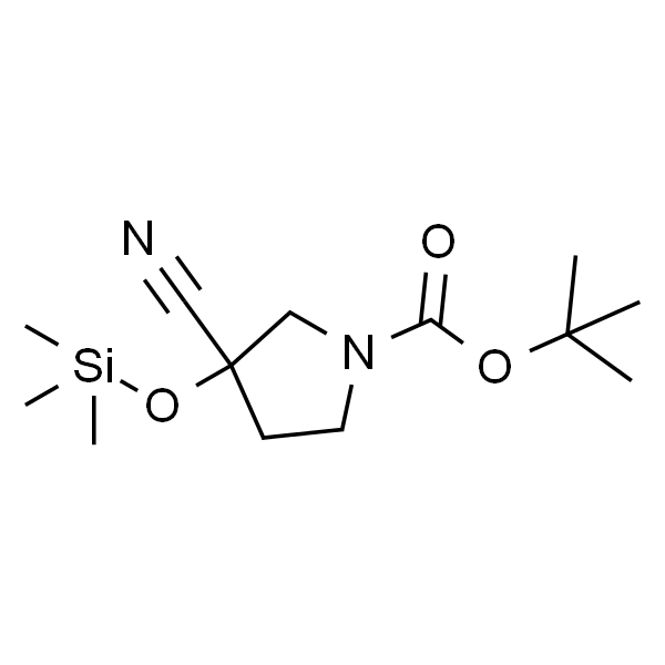 3-氰基-3-((三甲基甲硅烷)氧基)吡咯烷-1-甲酸叔丁酯