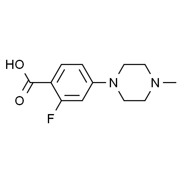 2-氟-4-(4-甲基-1-哌嗪基)苯甲酸