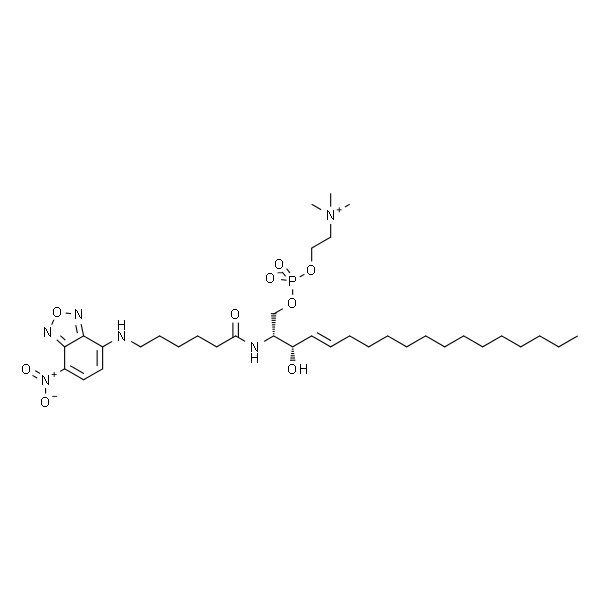 N-[6-[(7-nitro-2-1,3-benzoxadiazol-4-yl)amino]hexanoyl]-sphingosine-1-phosphocholine