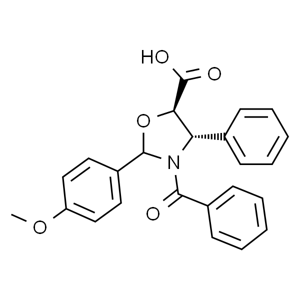 (4R,5S)-3-苯甲酰基-2-(4-甲氧基苯基)-4-苯基-5-恶唑烷羧酸