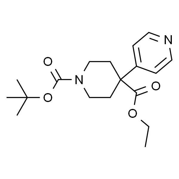 1-叔丁基4-乙基4-(吡啶-4-基)哌啶-1,4-二羧酸