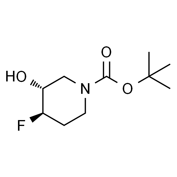 反式-N-Boc-3-羟基-4-氟哌啶