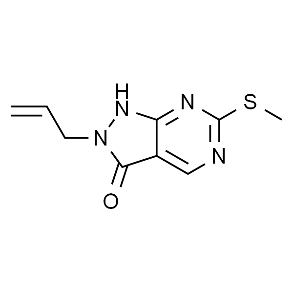 2-烯丙基-6-(甲巯基)-1H-吡唑并[3,4-d]嘧啶-3(2H)-酮