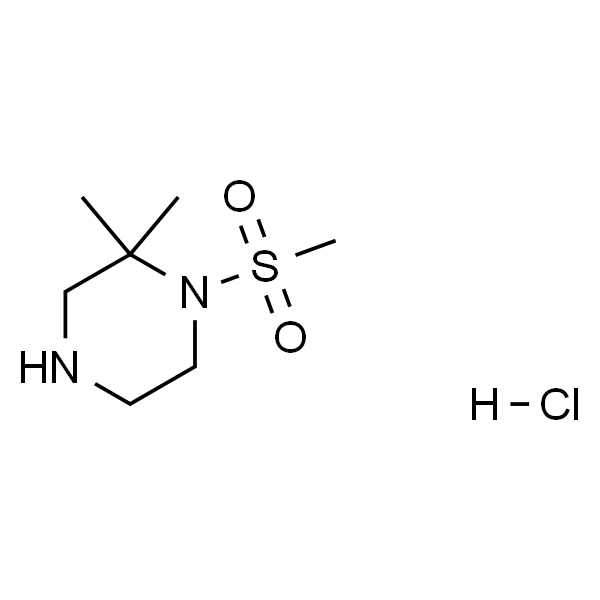 1-Methylsulfonyl-2,2-dimethylpiperazine hydrochloride