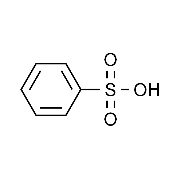 苯磺酸, tech. 约 75% w/w 水溶液.